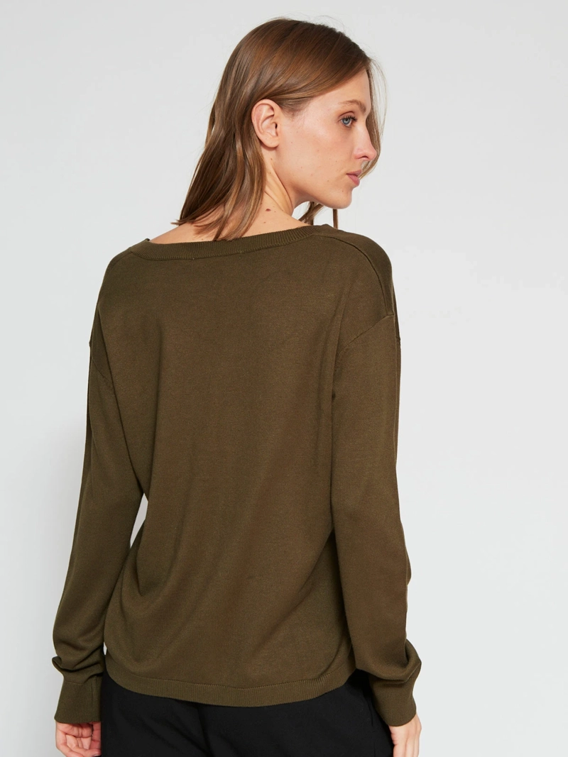 SWEATER MUJER MARQUIS CUELLO EN V - 2