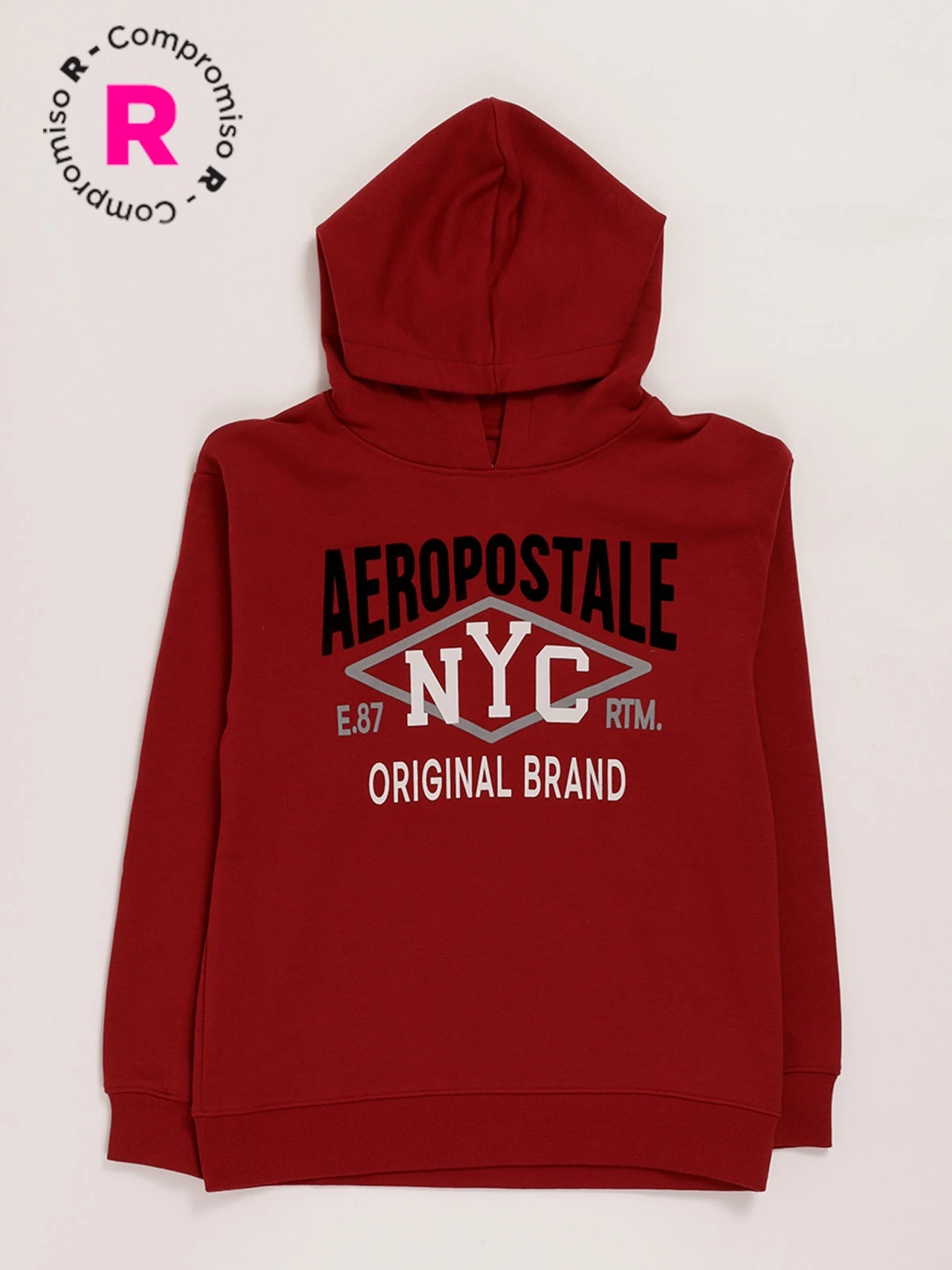 POLERON NIÑO AEROPOSTALE HOODIE CON GORRO - 1
