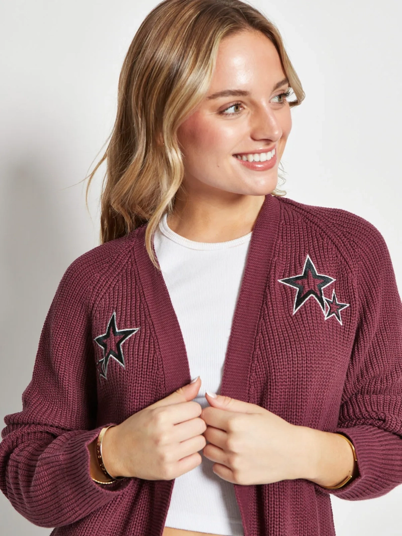 CARDIGAN MUJER BARBADOS ALGODÓN BORDADO - 3