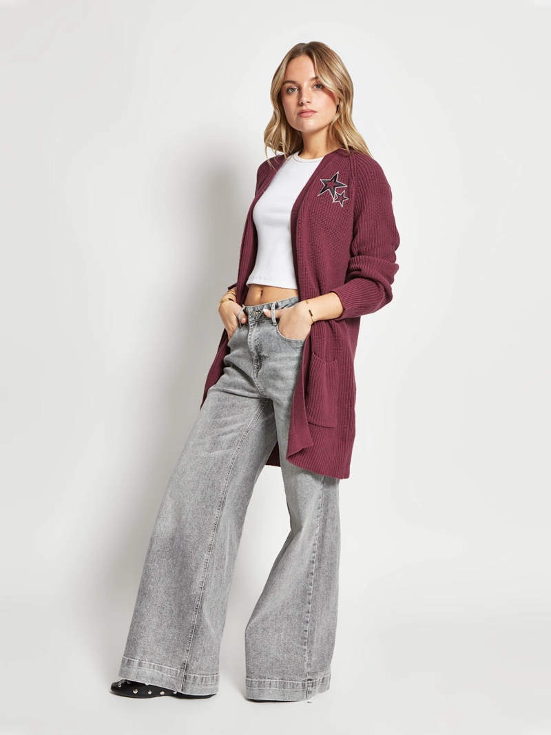CARDIGAN MUJER BARBADOS ALGODÓN BORDADO - 4