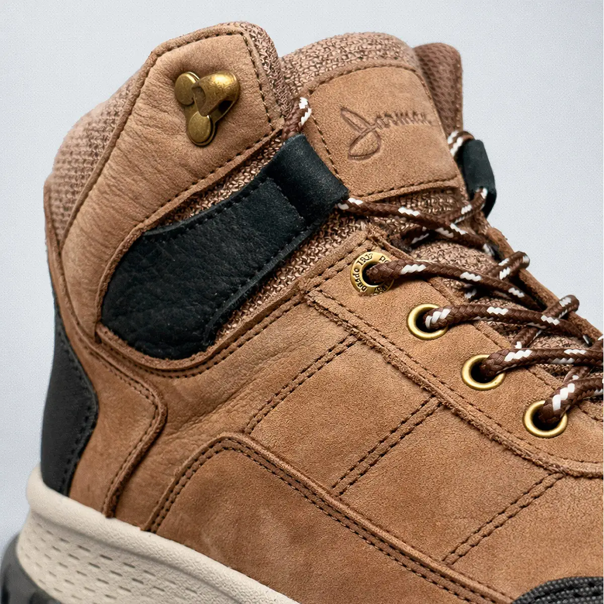 BOTINES HOMBRE JARMAN CUERO CAFÉ XX-2562M01-1 - 5