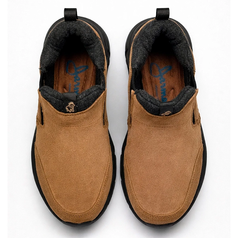 ZAPATOS HOMBRE JARMAN CAFÉ HK-222 CUERO - 4