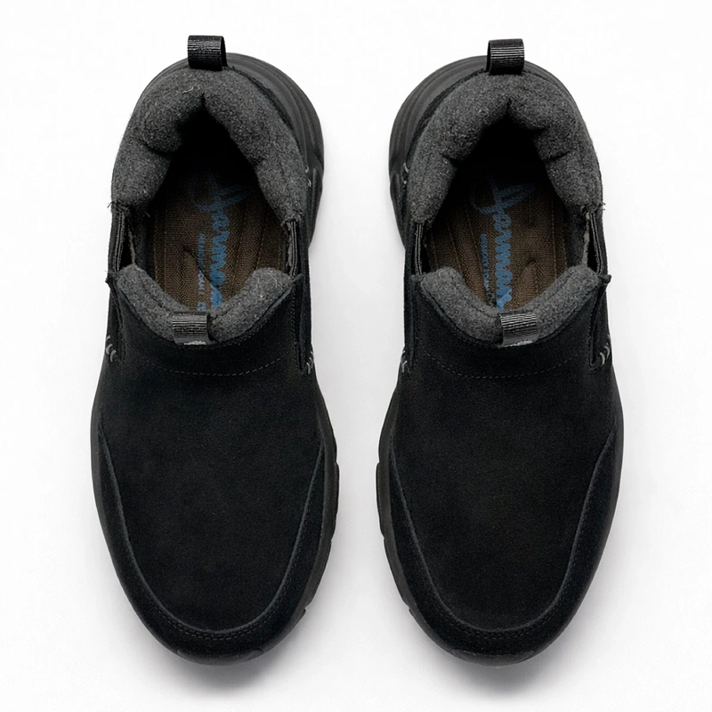 ZAPATOS HOMBRE JARMAN NEGRO HK-222 CUERO - 4
