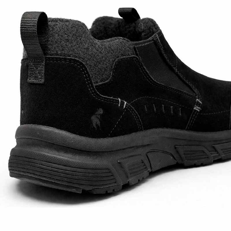 ZAPATOS HOMBRE JARMAN NEGRO HK-222 CUERO - 6