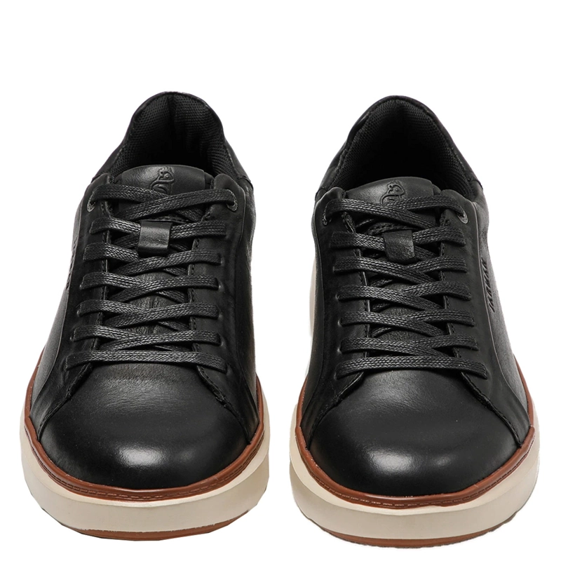 ZAPATILLAS HOMBRE JARMAN CASUALES NEGRO HKY12-01 CUERO - 3