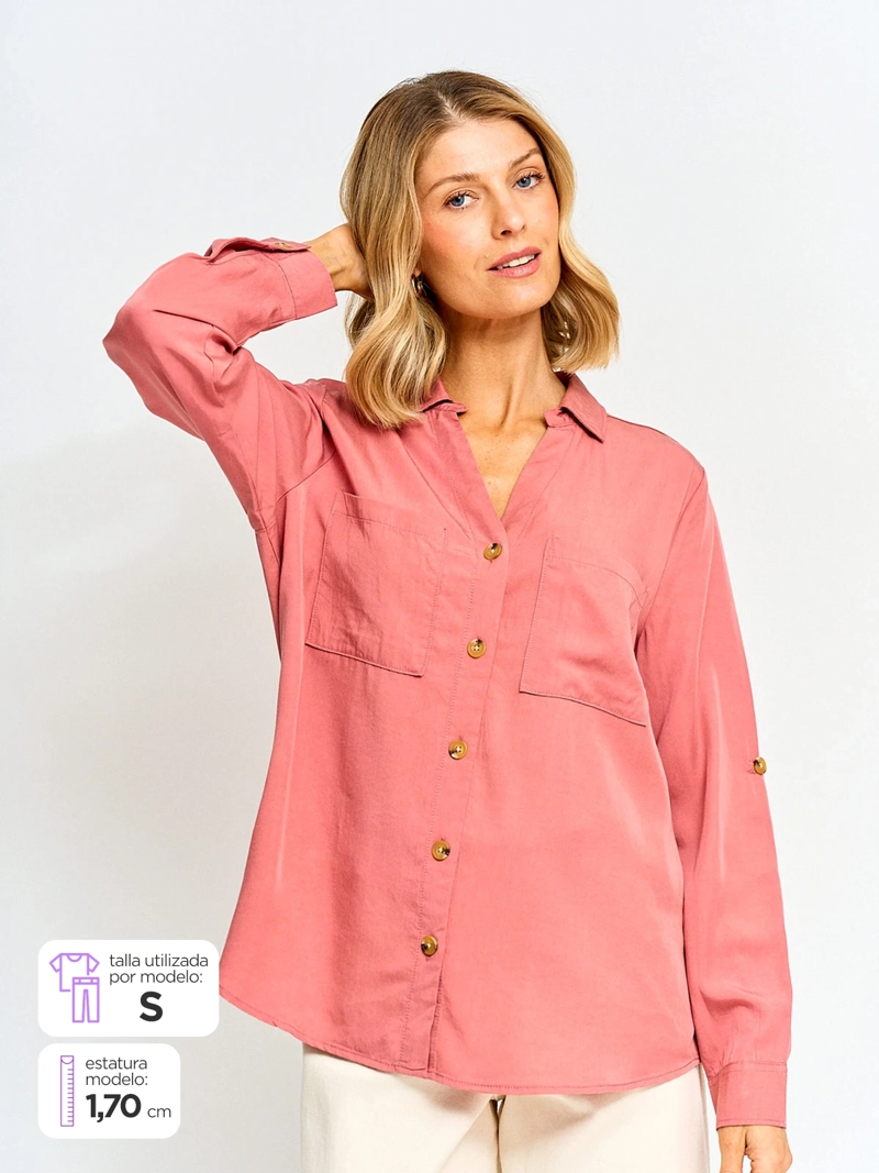 BLUSA MUJER AZIZ MANGA LARGA - 1