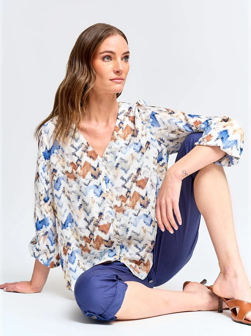 BLUSA MUJER AZIZ MANGA LARGA - 4