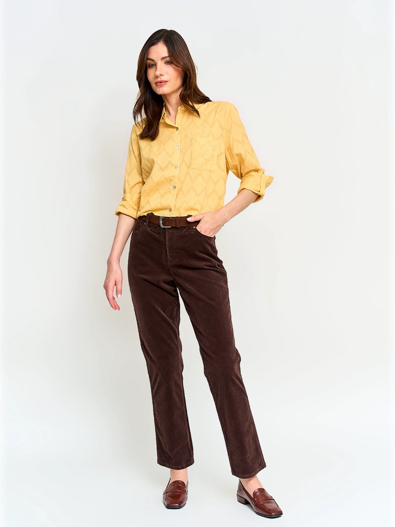 BLUSA MUJER AZIZ ALGODÓN MANGA LARGA - 4