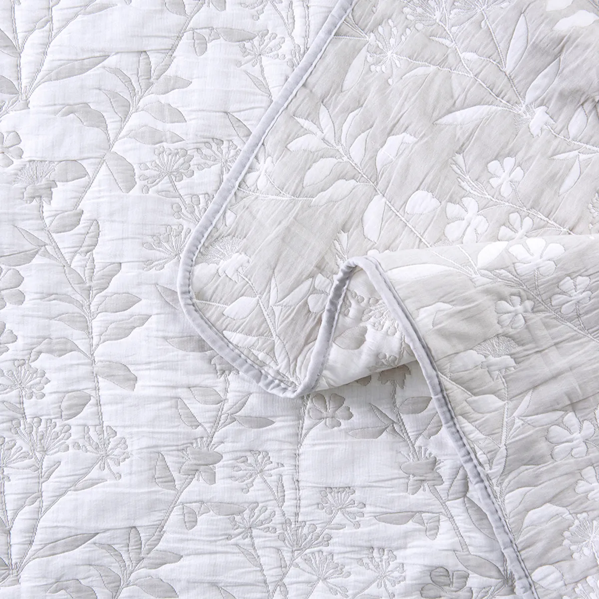 CUBRECAMA ALESSA JACQUARD GIARDIN KING VERDE - 3