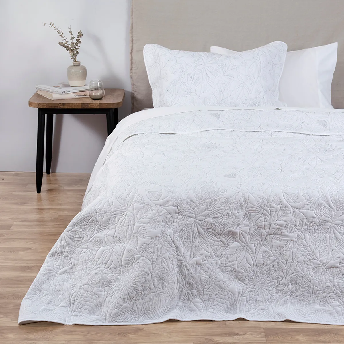 QUILT ALESSA AMANDA 1.5 PLAZAS BLANCO - 1