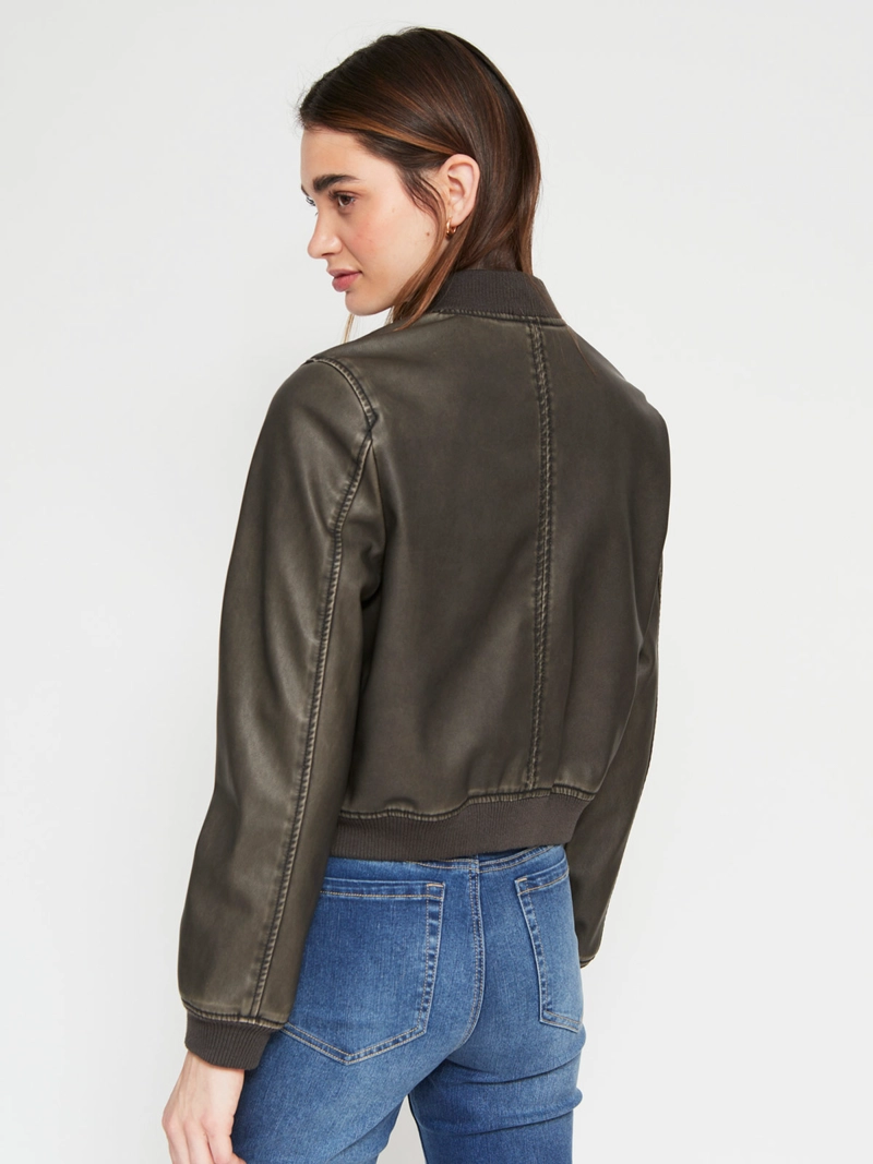CHAQUETA MUJER INDEX BOMBER DESGASTADA - 2