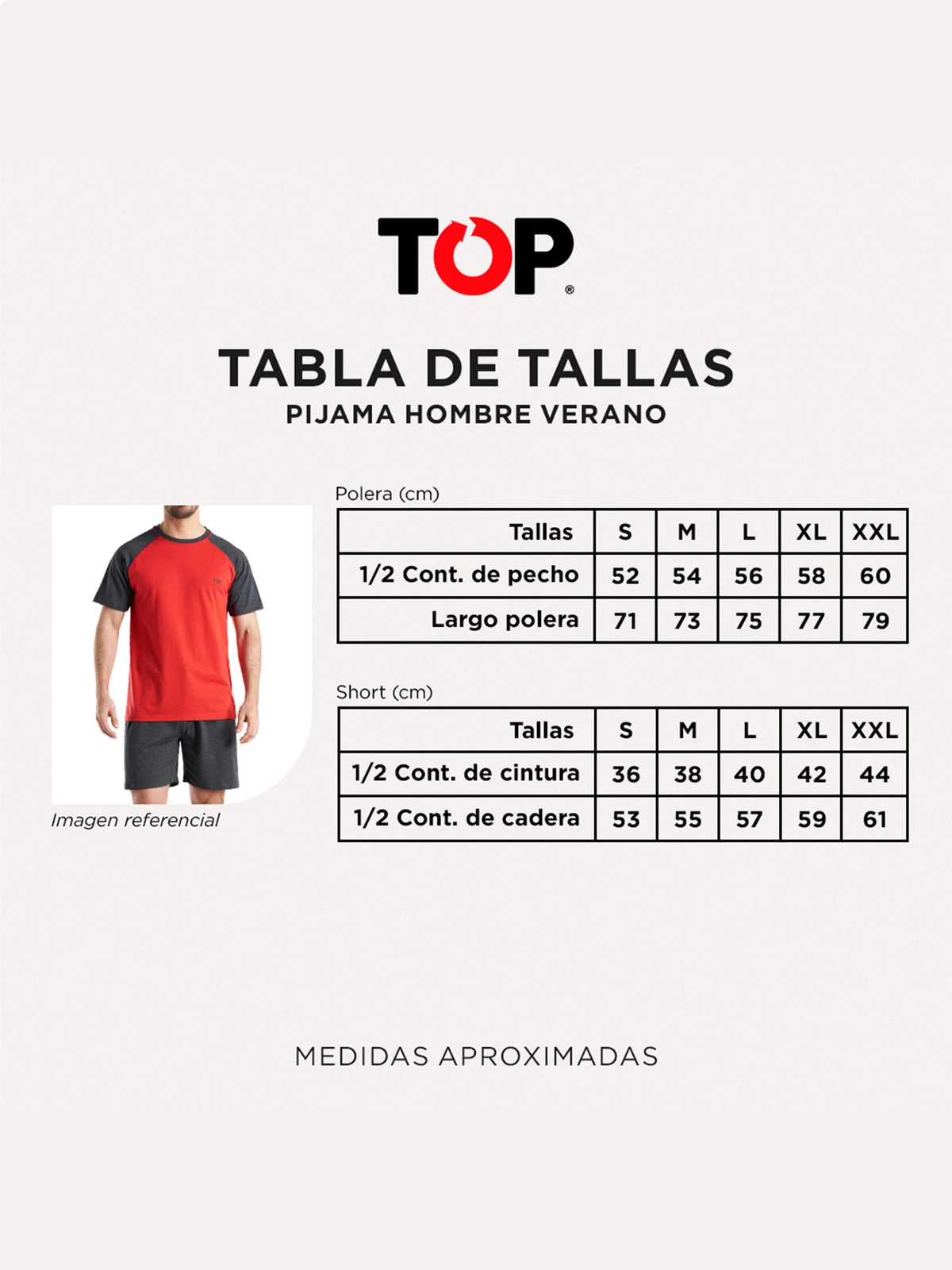 PIJAMA HOMBRE TOP ALGODÓN  - 4