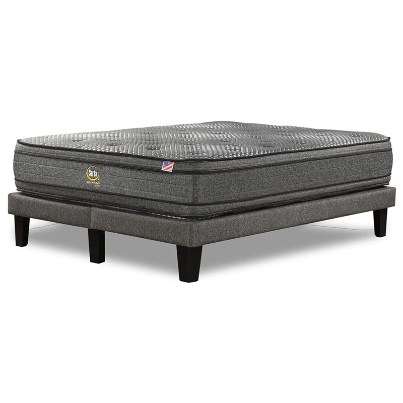 CAMA EUROPEA SERTA ADVANTAGE DUAL 2 PLAZAS + RESPALDO URBAN ARENA - 3