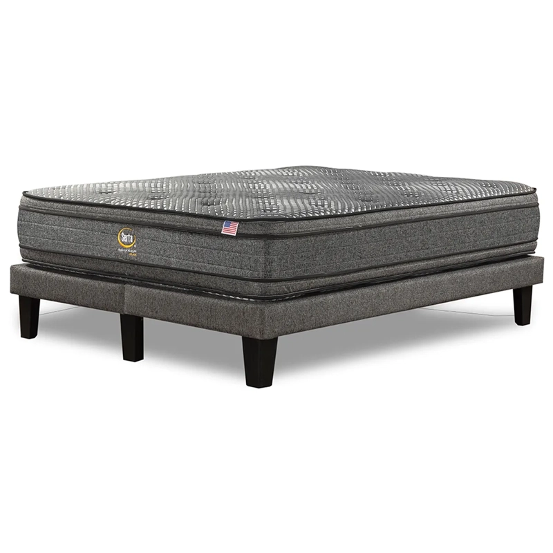 CAMA EUROPEA SERTA ADVANTAGE DUAL 2 PLAZAS + RESPALDO URBAN MARENGO - 3