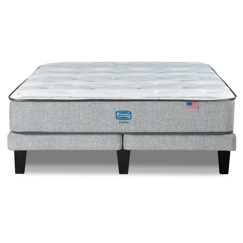 CAMA EUROPEA SIMMONS DREAMER 2 PLAZAS + RESPALDO PRAGA ARENA - 2