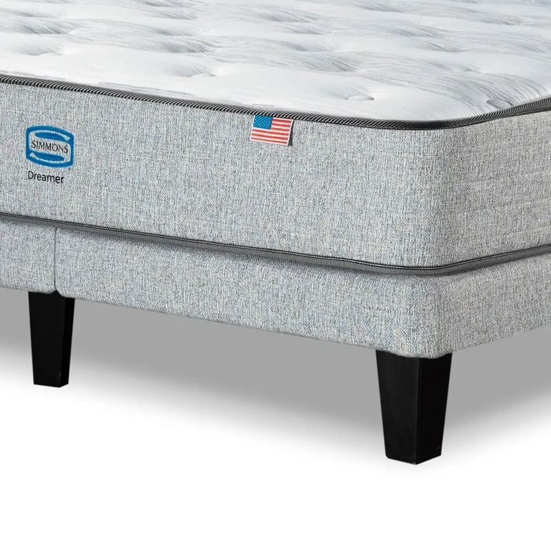CAMA EUROPEA SIMMONS DREAMER 2 PLAZAS + RESPALDO PRAGA ARENA - 5