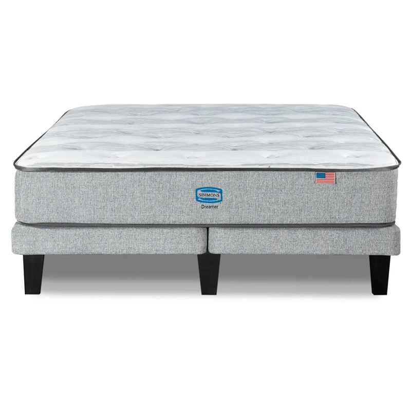 CAMA EUROPEA SIMMONS DREAMER 2 PLAZAS + RESPALDO PRAGA MARENGO - 2