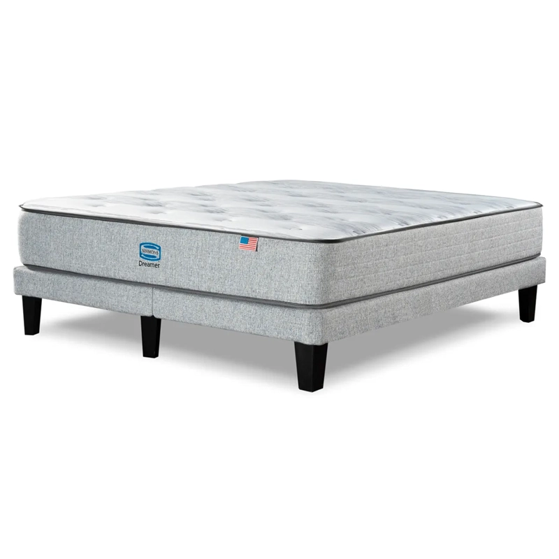 CAMA EUROPEA SIMMONS DREAMER 2 PLAZAS + RESPALDO PRAGA MARENGO - 3