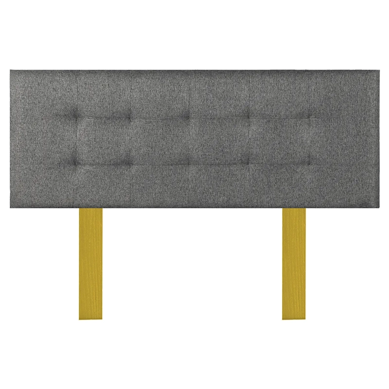 CAMA EUROPEA SERTA ADVANTAGE DUAL 2 PLAZAS + RESPALDO URBAN GRIS - 4