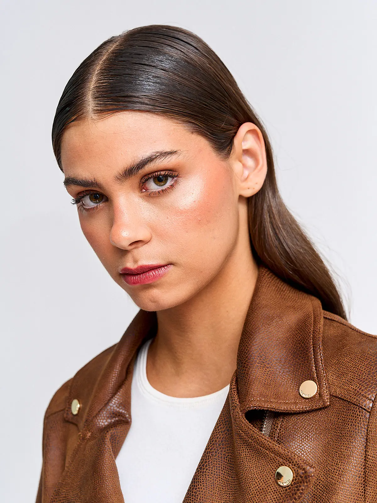 CHAQUETA MUJER CACHAREL TIPO SUEDE CIERRE - 3