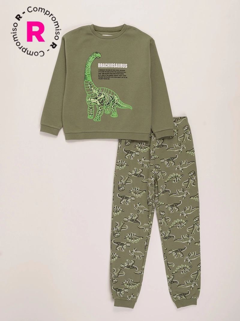 PIJAMA NIÑO HARVEST DINO - 1