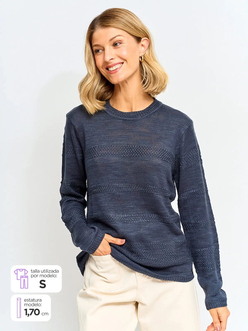 AZIZ SWEATER MUJER AZIZ MANGA LARGA