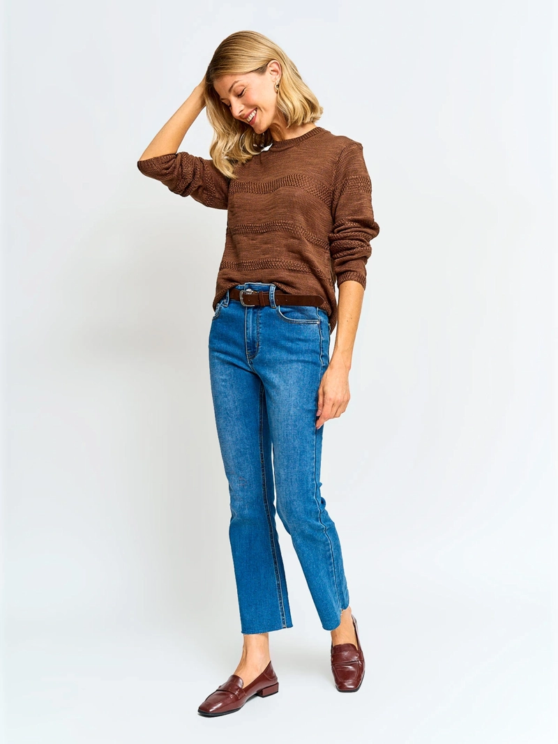 SWEATER MUJER AZIZ MANGA LARGA - 4