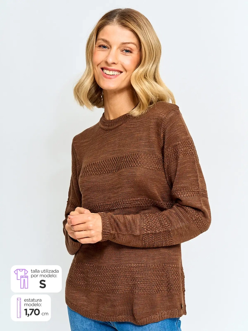 AZIZ SWEATER MUJER AZIZ MANGA LARGA