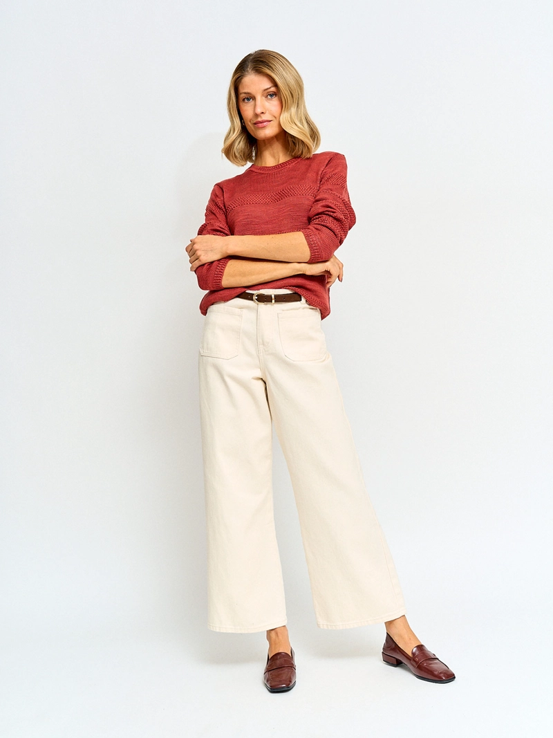 SWEATER MUJER AZIZ MANGA LARGA - 4