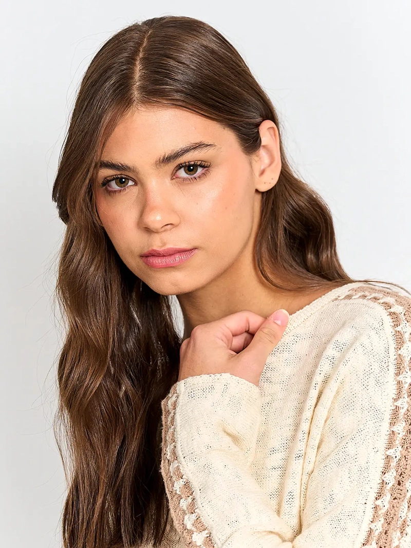 SWEATER MUJER AZIZ ALGODÓN MANGA LARGA - 3