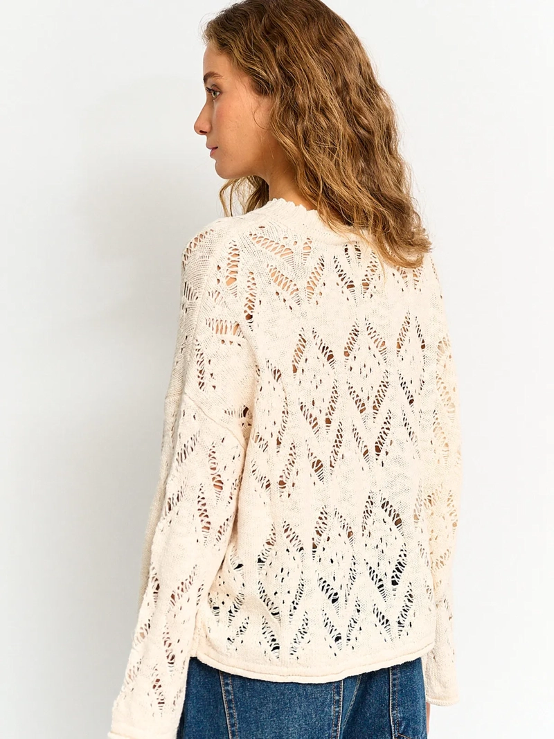 SWEATER MUJER BARBADOS ALGODÓN CALADO - 2