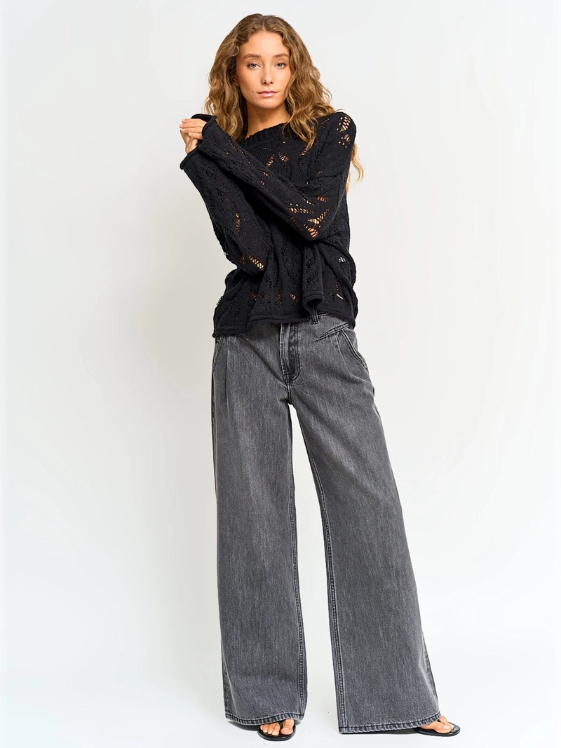 SWEATER MUJER BARBADOS ALGODÓN CALADO - 4