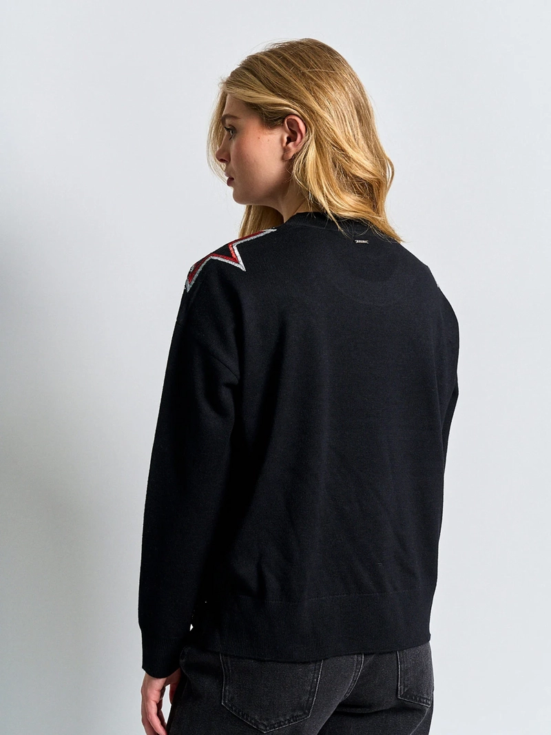 SWEATER MUJER BARBADOS APLICACIONES - 2