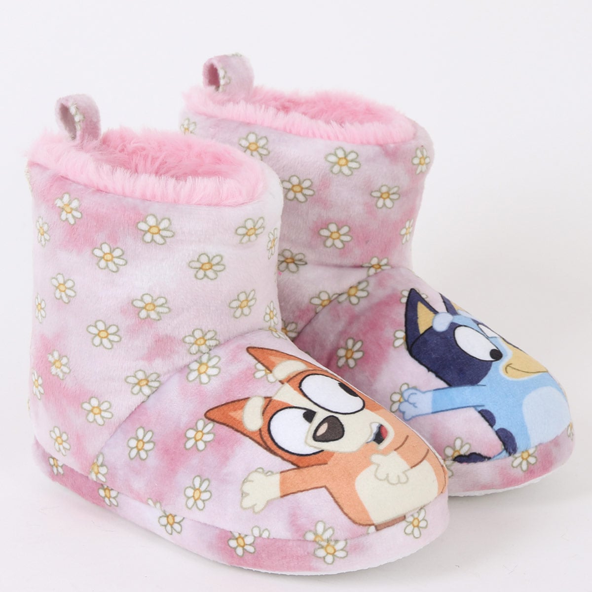 PANTUFLAS BOTINES NIÑA BLUEY ROSADO - 2
