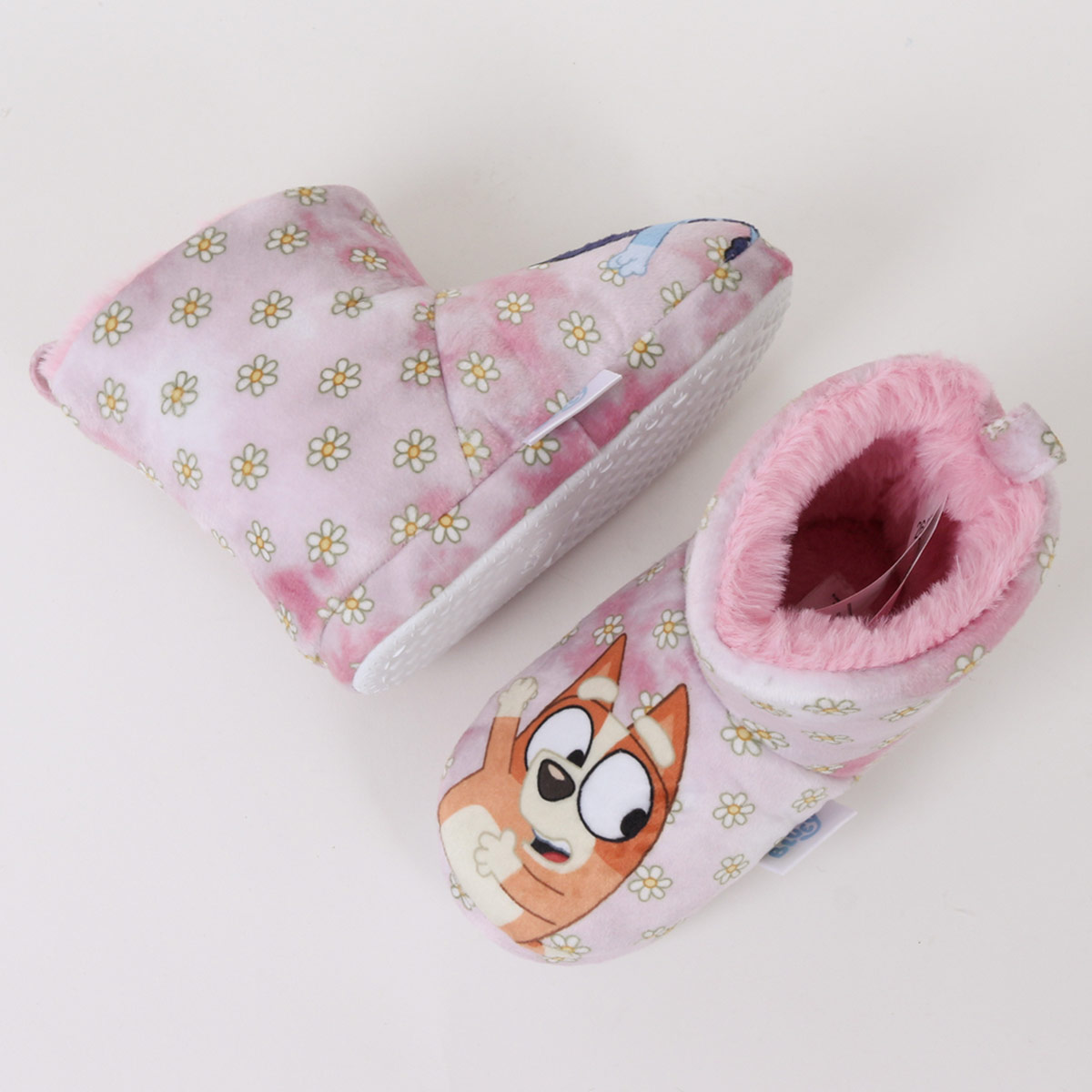 PANTUFLAS BOTINES NIÑA BLUEY ROSADO - 4