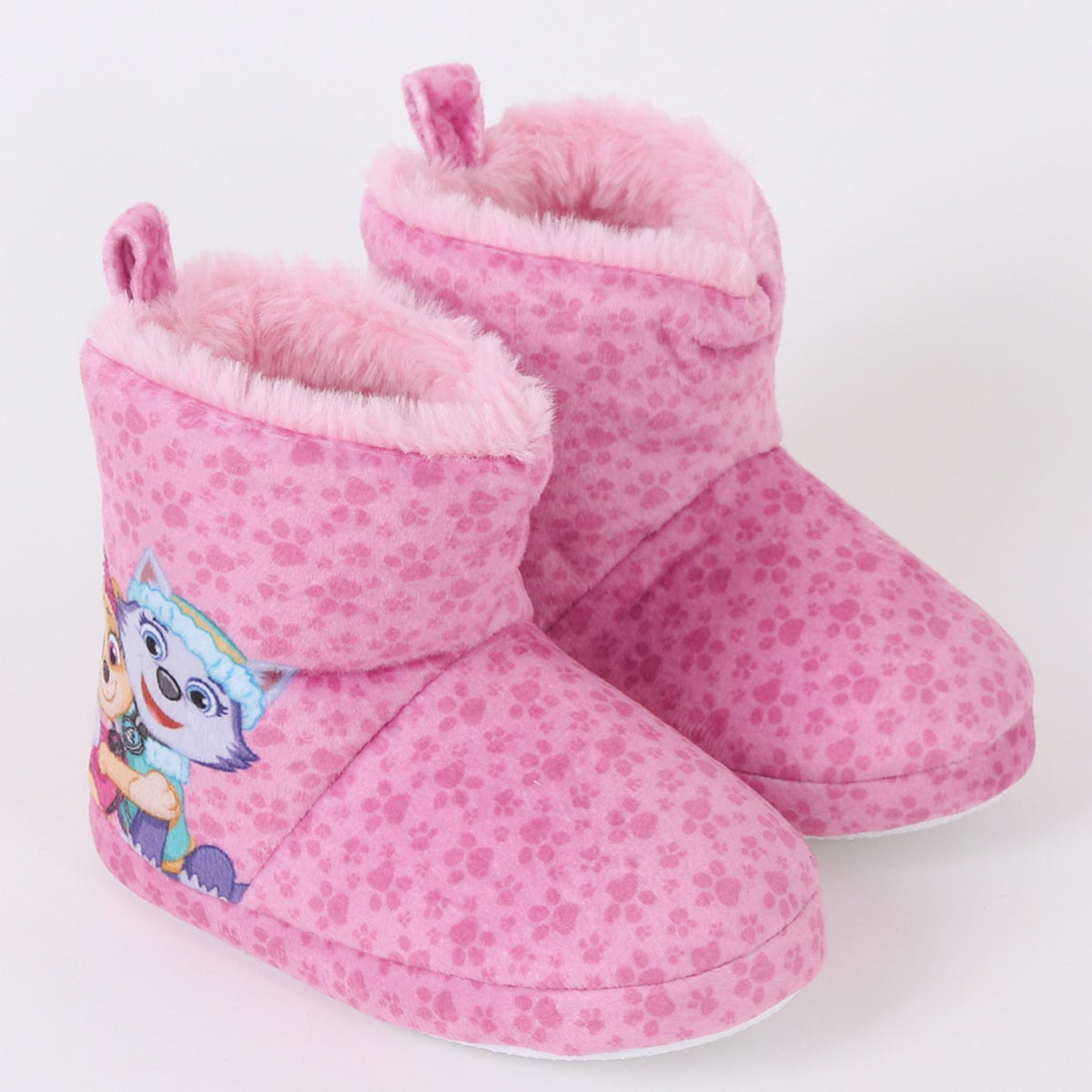 PANTUFLAS BOTINES NIÑA PAW PATROL ROSADO - 2