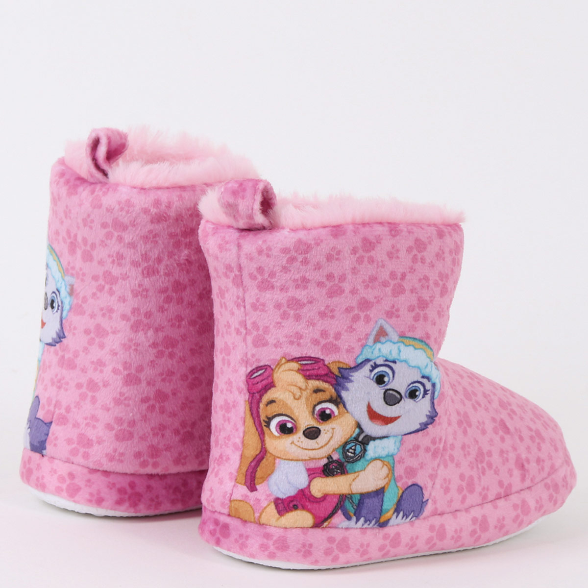 PANTUFLAS BOTINES NIÑA PAW PATROL ROSADO - 3