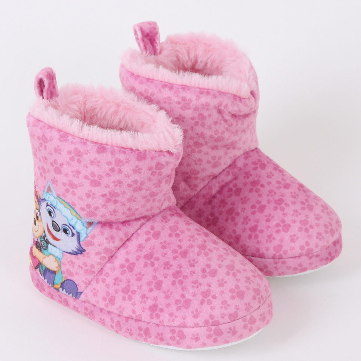 PANTUFLAS BOTINES NIÑA PAW PATROL ROSADO - 2