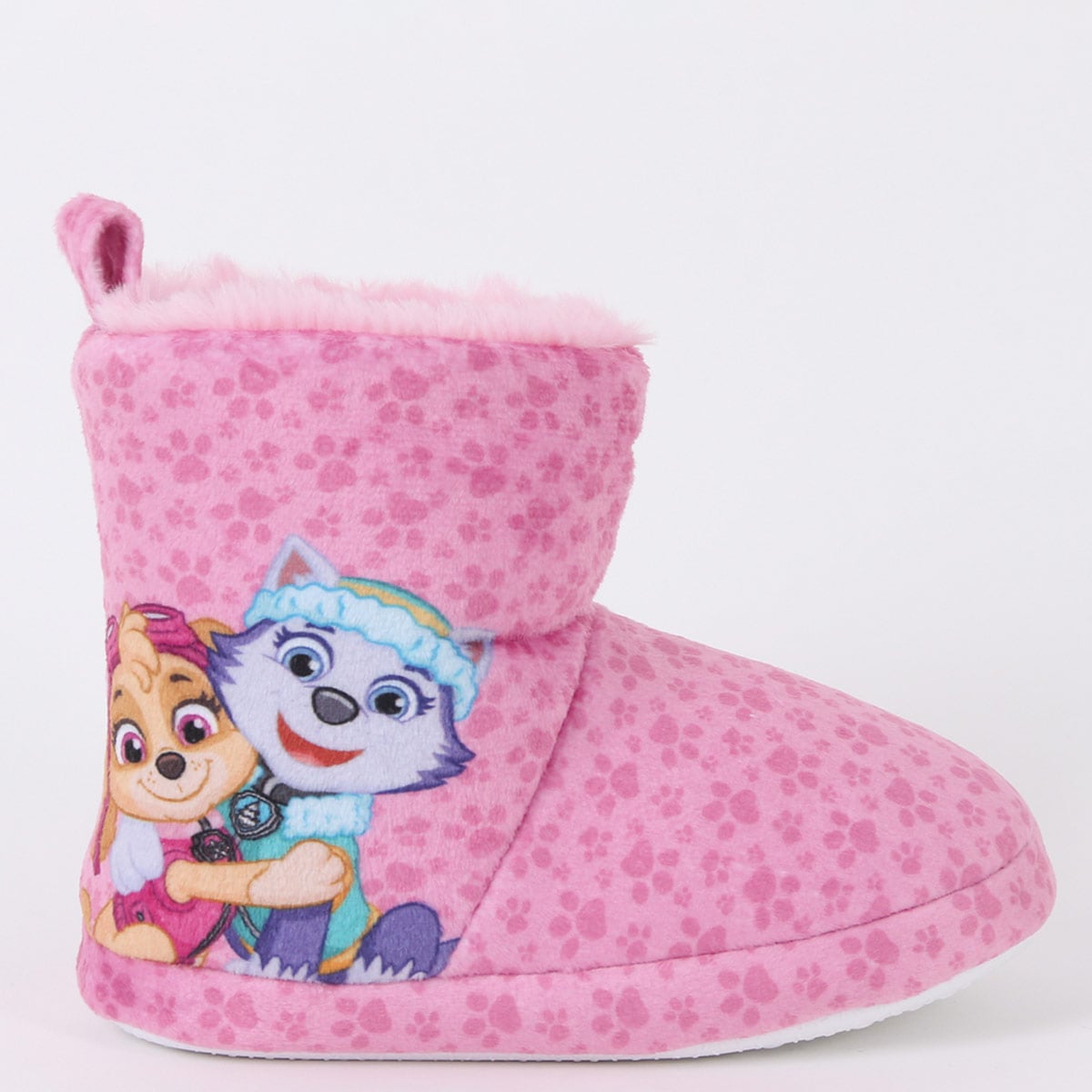 PANTUFLAS BOTINES NIÑA PAW PATROL ROSADO