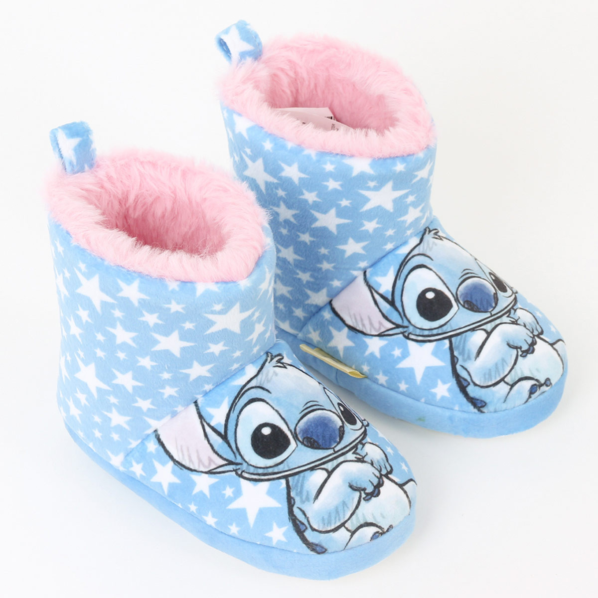PANTUFLAS BOTINES NIÑA LILO Y STITCH CELESTE - 2