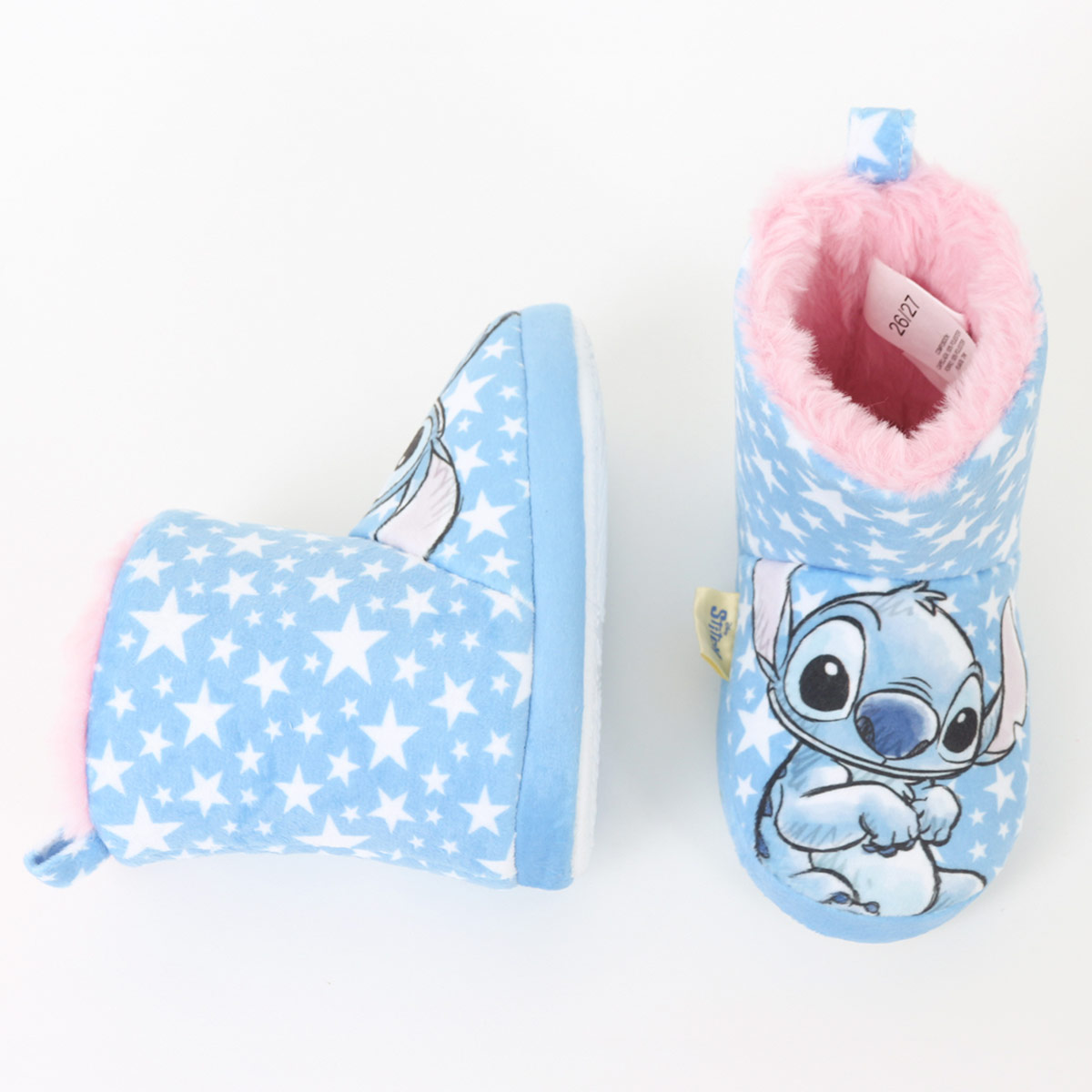 PANTUFLAS BOTINES NIÑA LILO Y STITCH CELESTE - 3