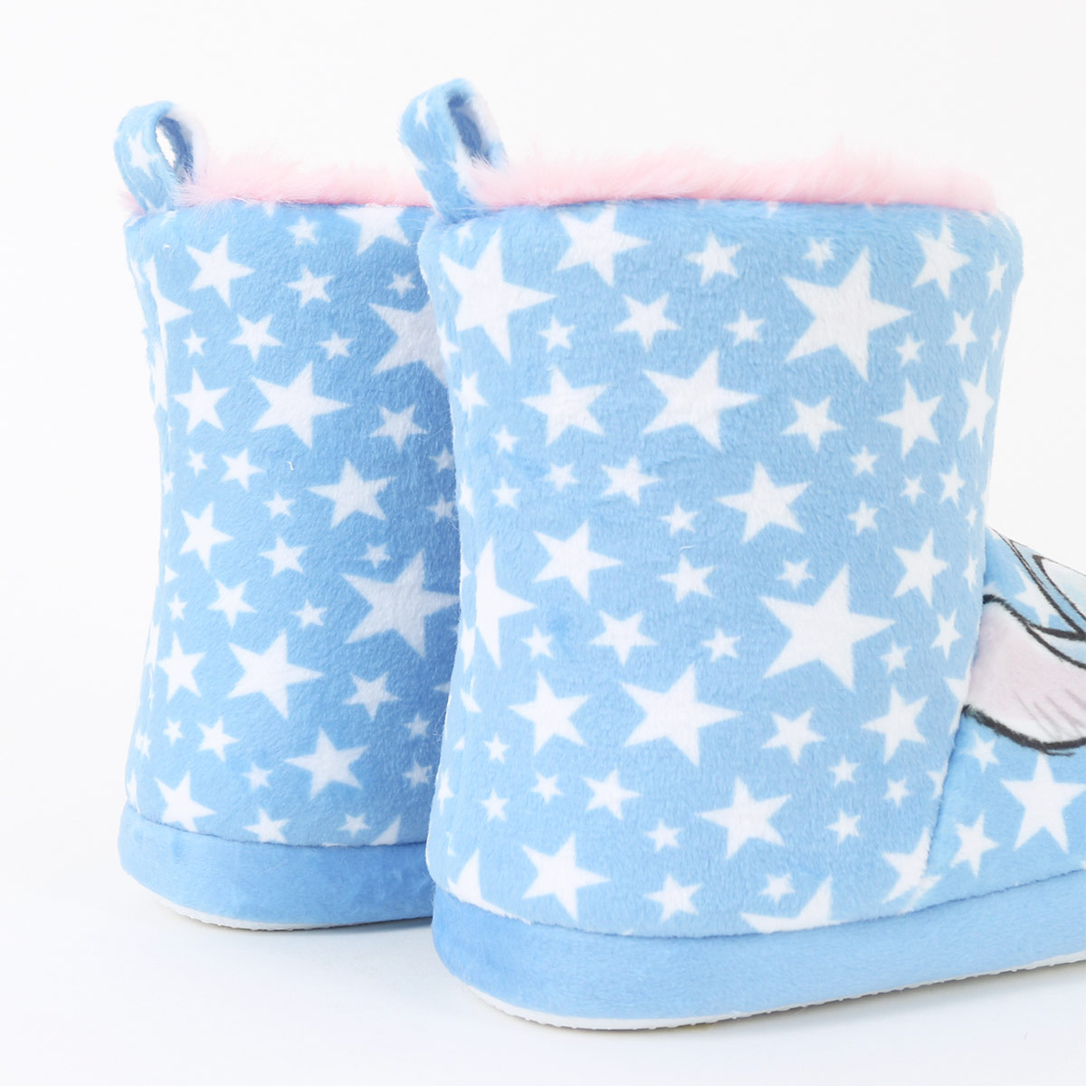 PANTUFLAS BOTINES NIÑA LILO Y STITCH CELESTE - 4