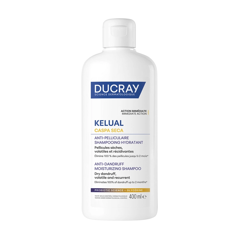 SHAMPOO CASPA SECA DUCRAY KELUAK SQUANORM 400ML - 1