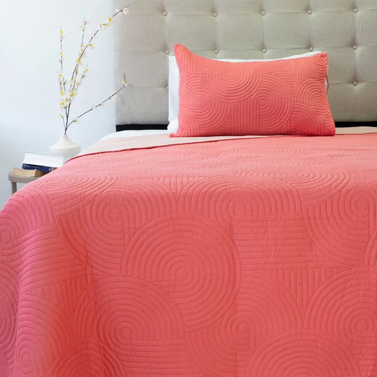 QUILT DORAL BICOLOR ORIGINS 1.5 PLAZAS - 1