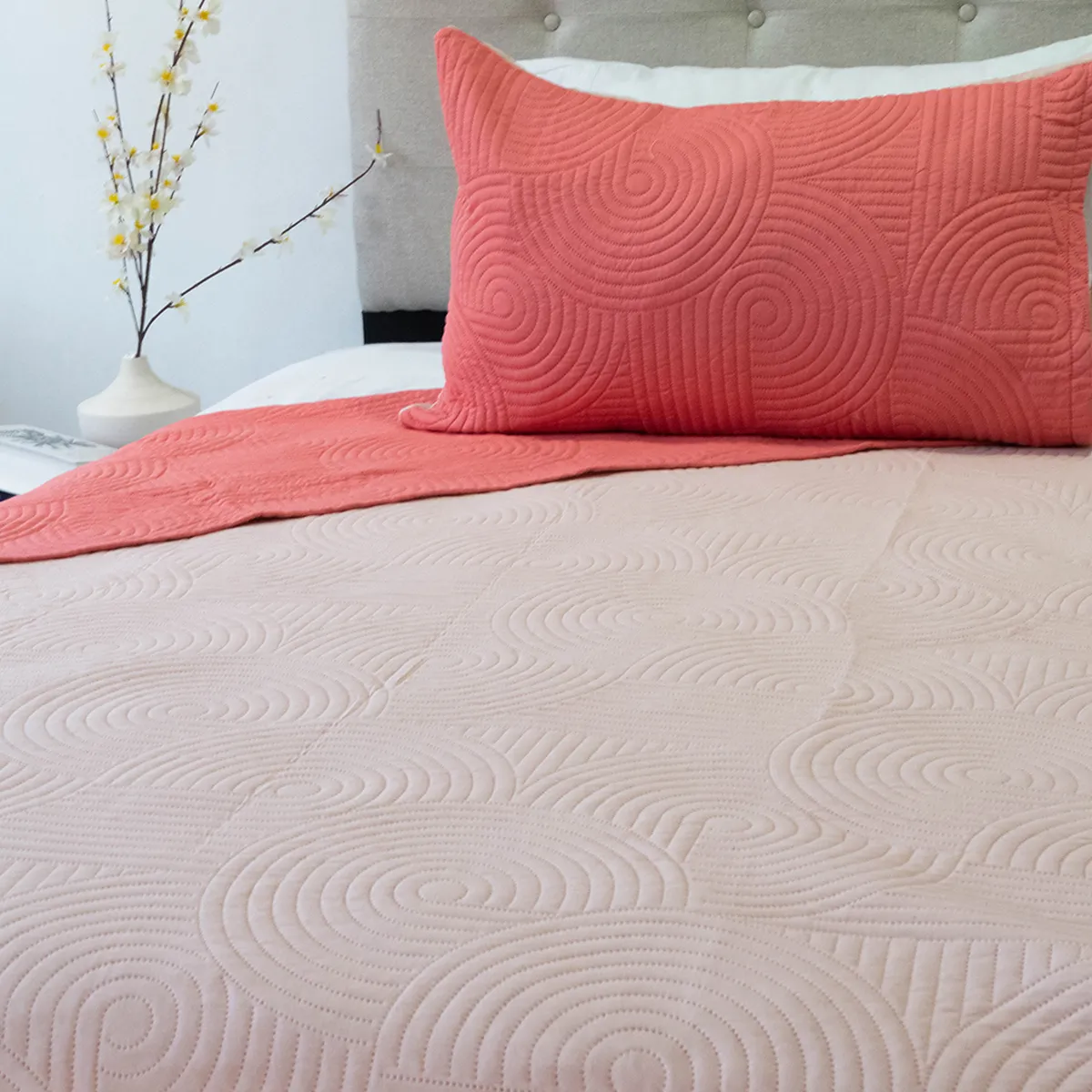 QUILT DORAL BICOLOR ORIGINS 1.5 PLAZAS - 4
