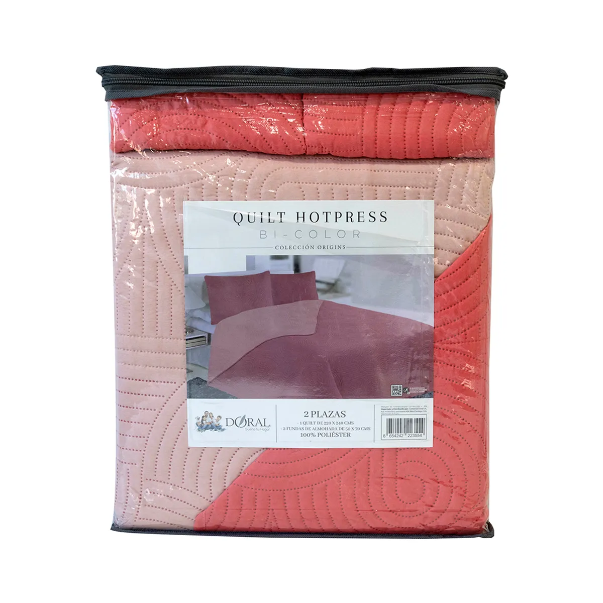 QUILT DORAL BICOLOR ORIGINS 1.5 PLAZAS - 6