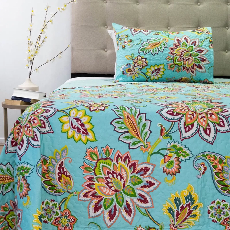 QUILT DORAL STITCHY ESTAMPADO 1.5 PLAZAS D10 - 1