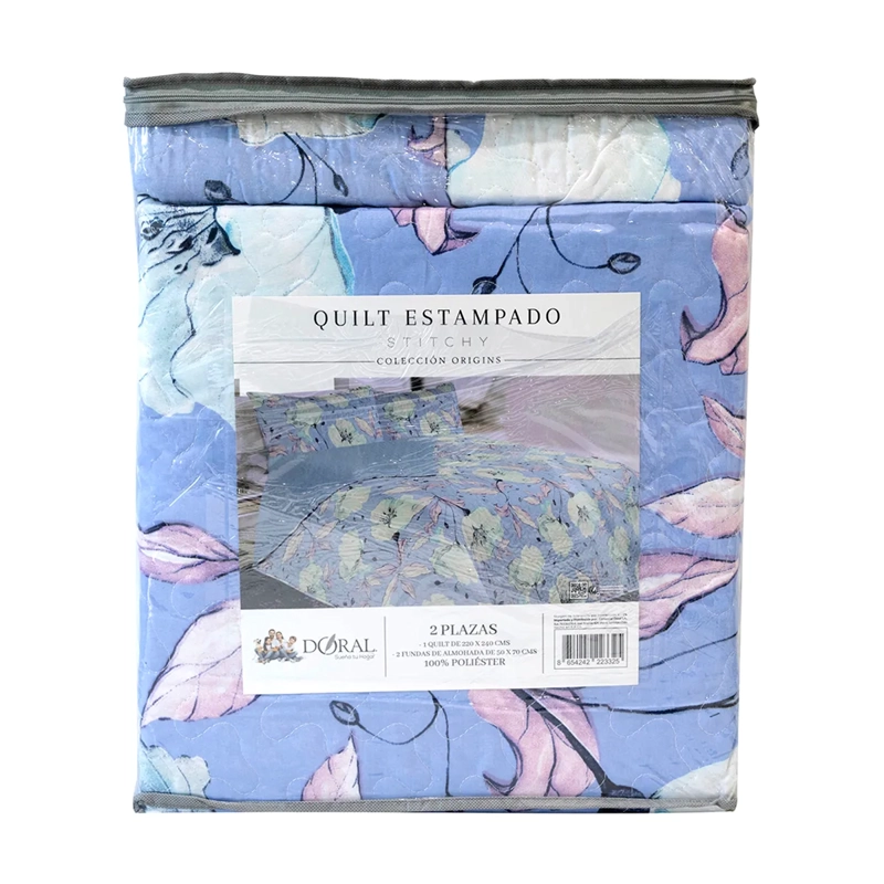 QUILT DORAL STITCHY ESTAMPADO KING D11 - 4