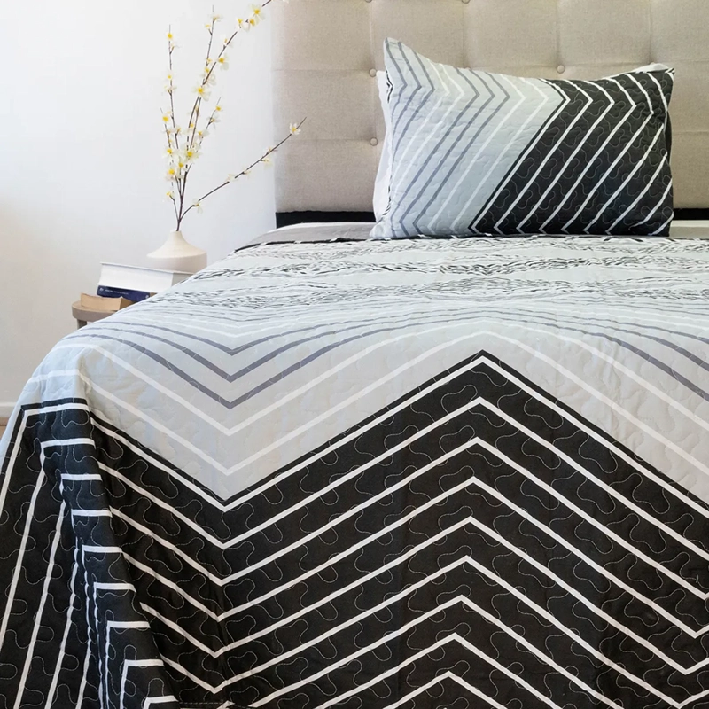 QUILT DORAL STITCHY ESTAMPADO 1.5 PLAZAS D4 - 1