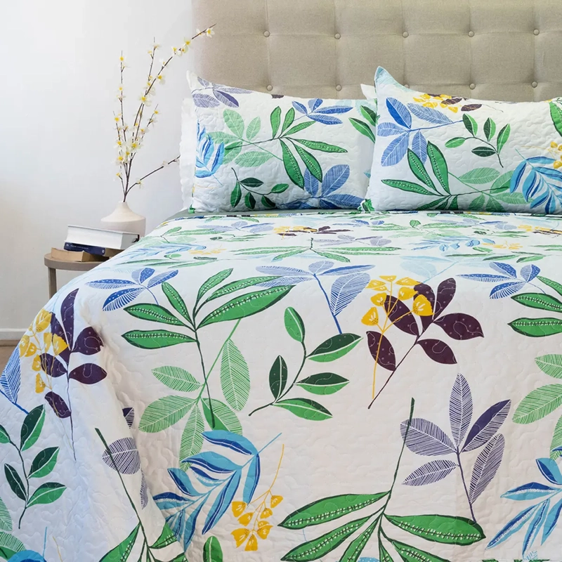 QUILT DORAL STITCHY ESTAMPADO 2 PLAZAS D6 - 1